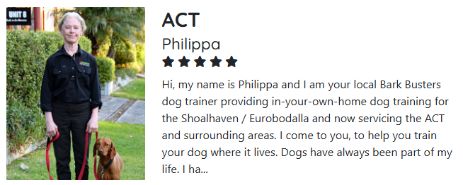 Dog Trainers in ACT